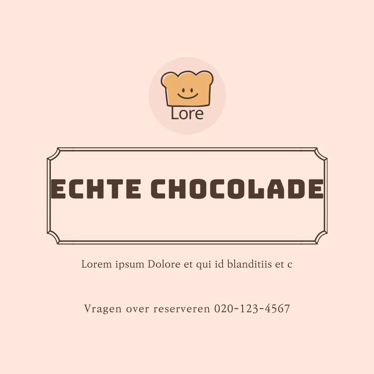 Geïllustreerde Chocolade Dessert Stickers