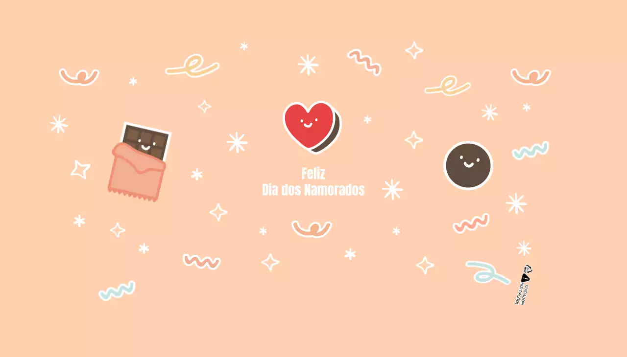 Copos de papel de chocolate cor-de-rosa para namorados