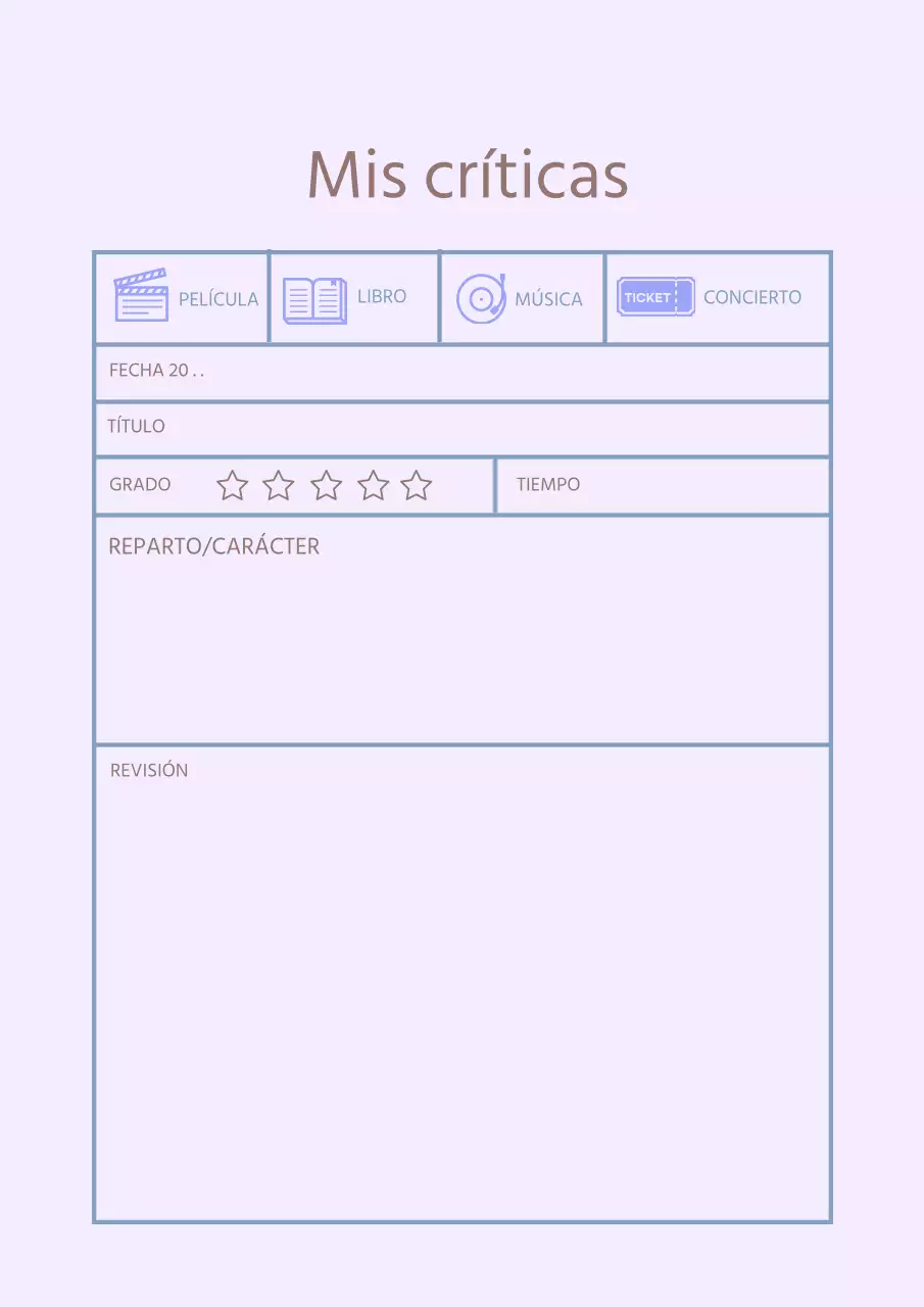 Cartel con diseño de sentimiento sencillo en morado