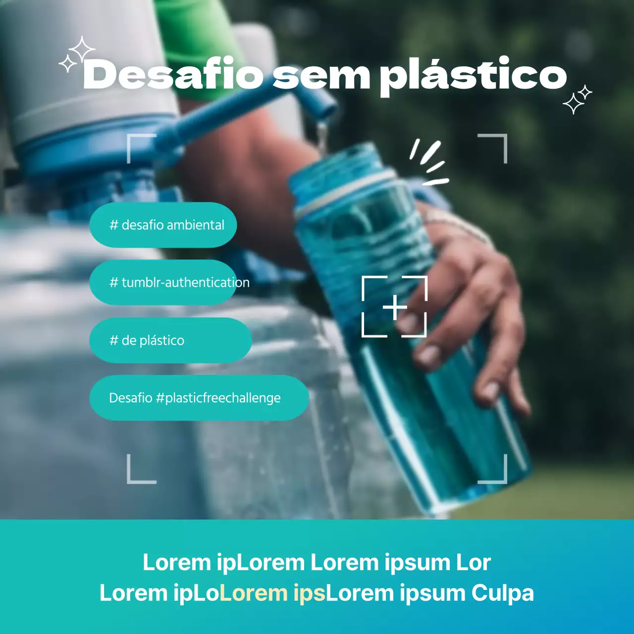 Tema de autenticação zero em plástico azul claro