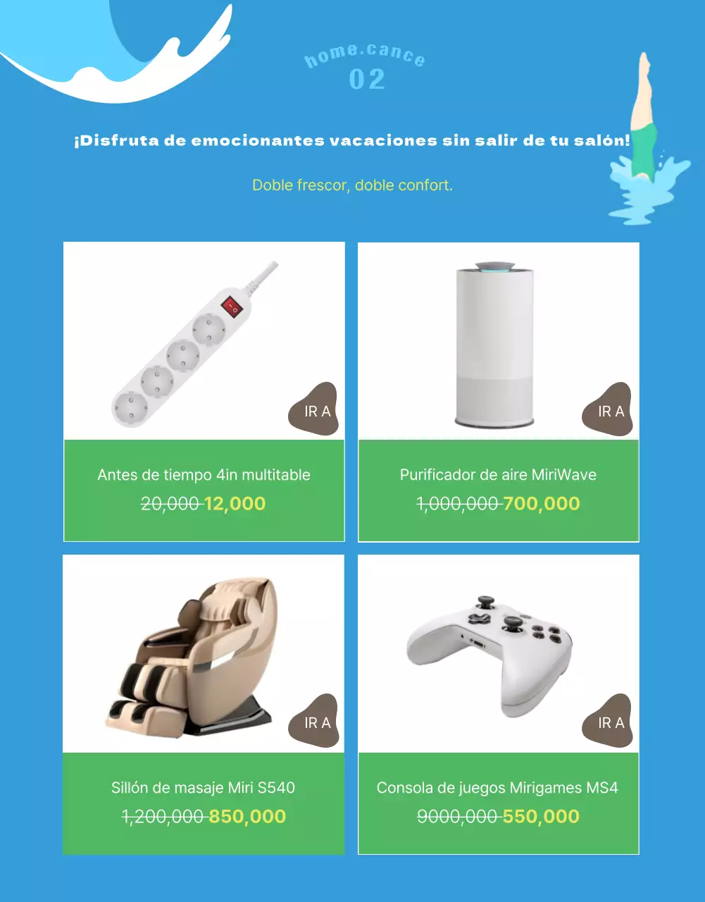 Una colorida fiesta de bienvenida veraniega con un toque de azul cielo