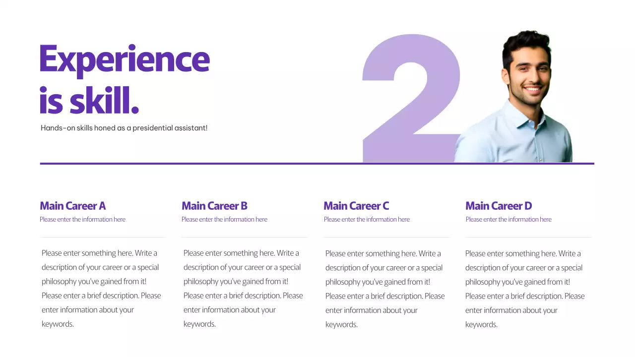 Purple Modern Election Promotion Presentation