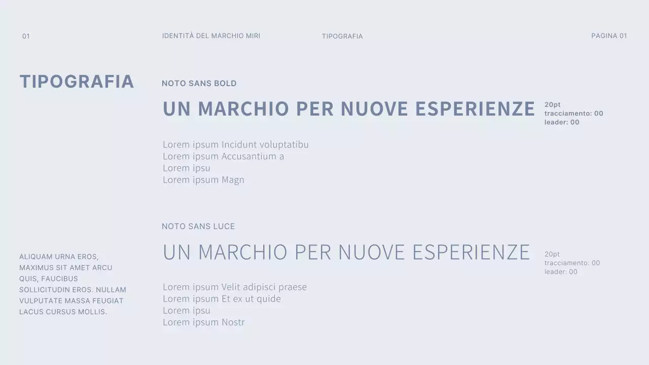 grigio scuro blu chiaro gridconcept semplice linea guida del marchio