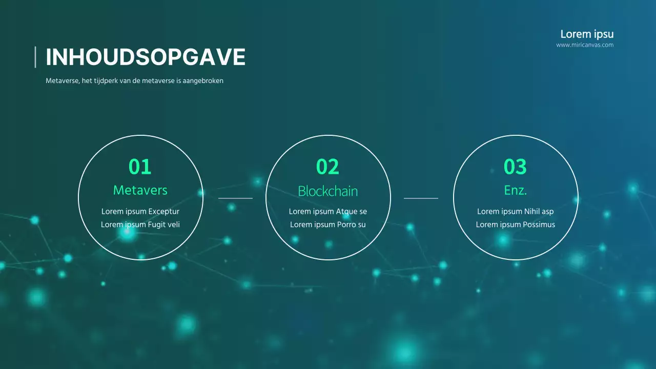 Greentone Metaverse Sjabloon