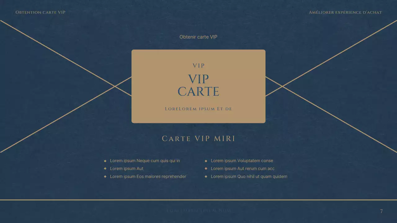 Un luxueux club VIP de grand magasin en rouge et bleu marine