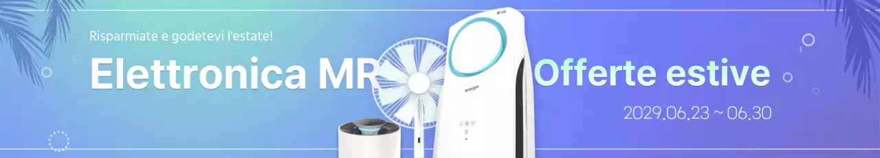 Elettronica in vendita nei gradienti menta e blu