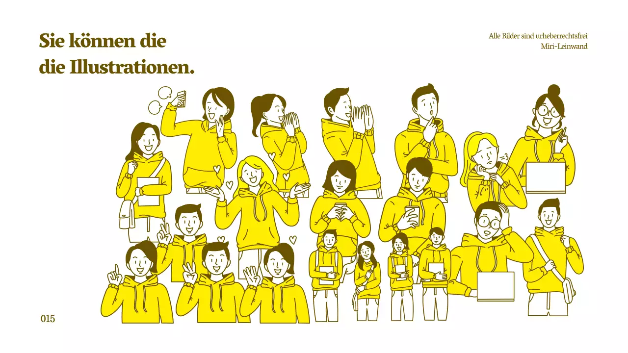 Sauberer Charakter Illustration Tutorial in gelb und braun