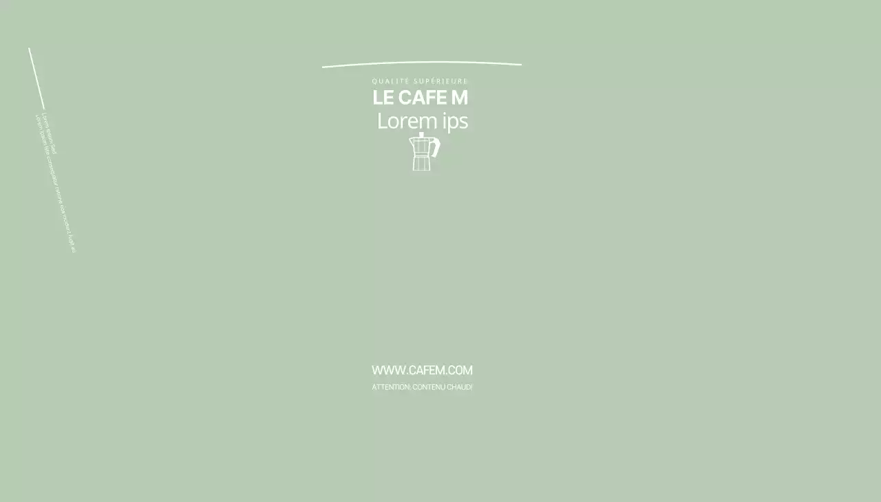 illustration verte café propre