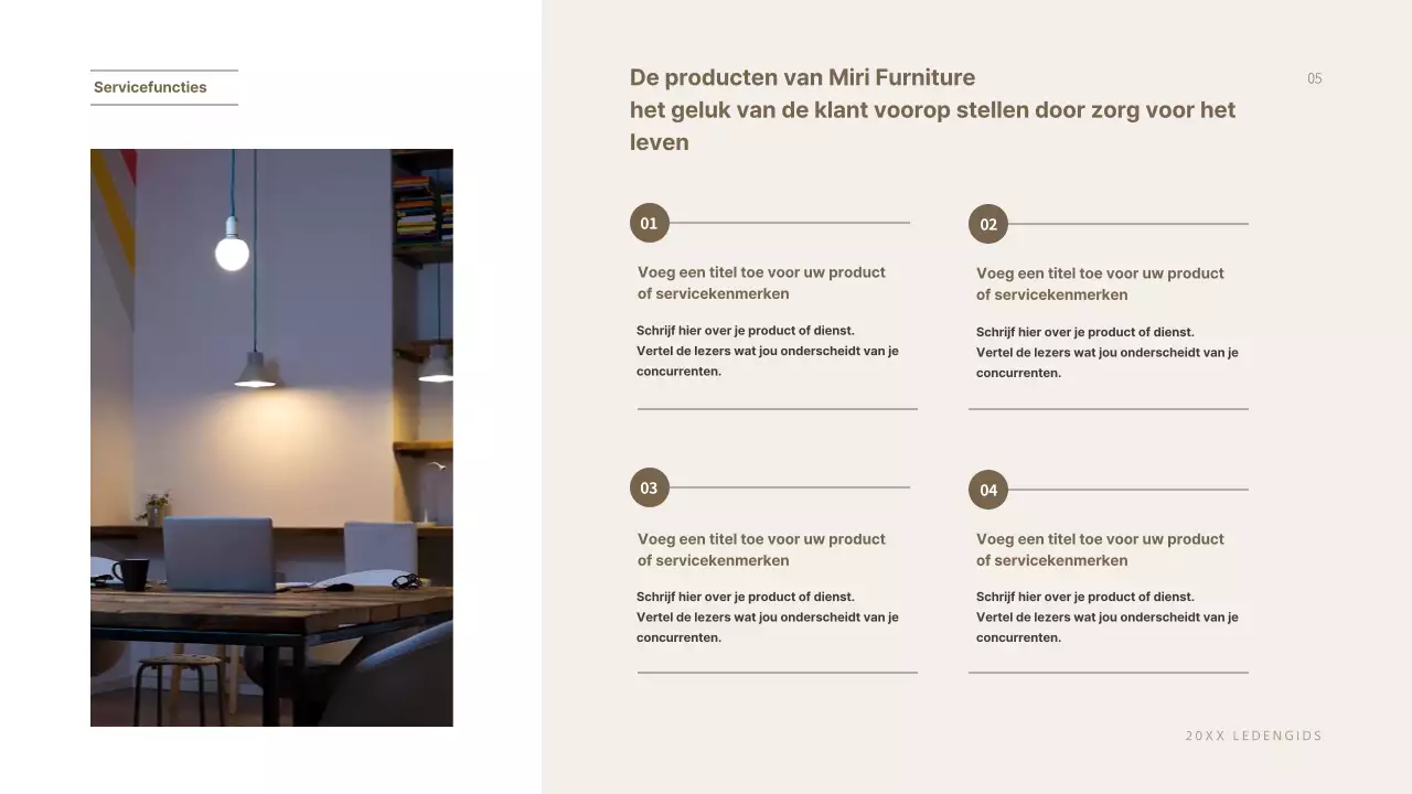 Braunton's Corporate Furniture Affiliate Service Voorstel Presentatie