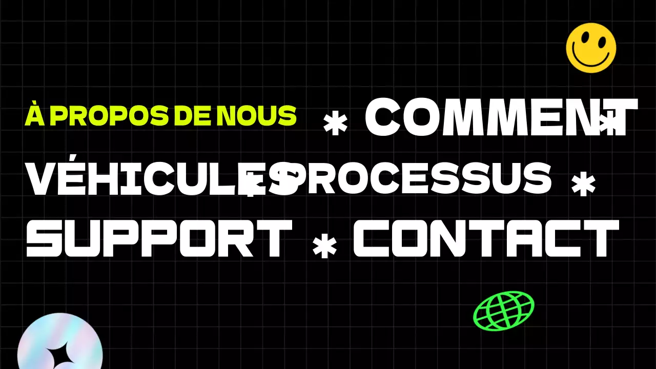 Les autocollants illustrés et les polices de caractères audacieuses en noir et en couleurs néon donnent une impression de rythme aux guides des concerts et des locations.