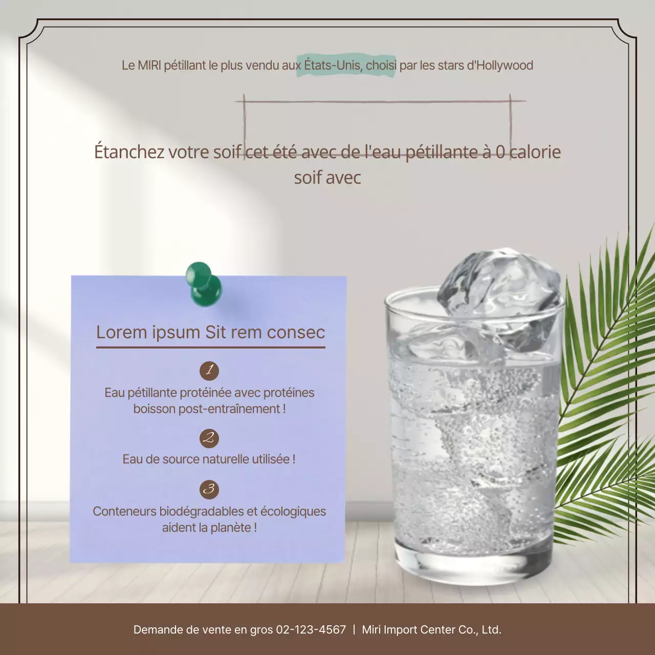 Comment utiliser l'eau pétillante avec un thème turquoise apaisant