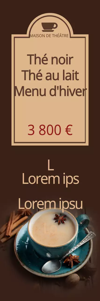 Thé noir thé au lait