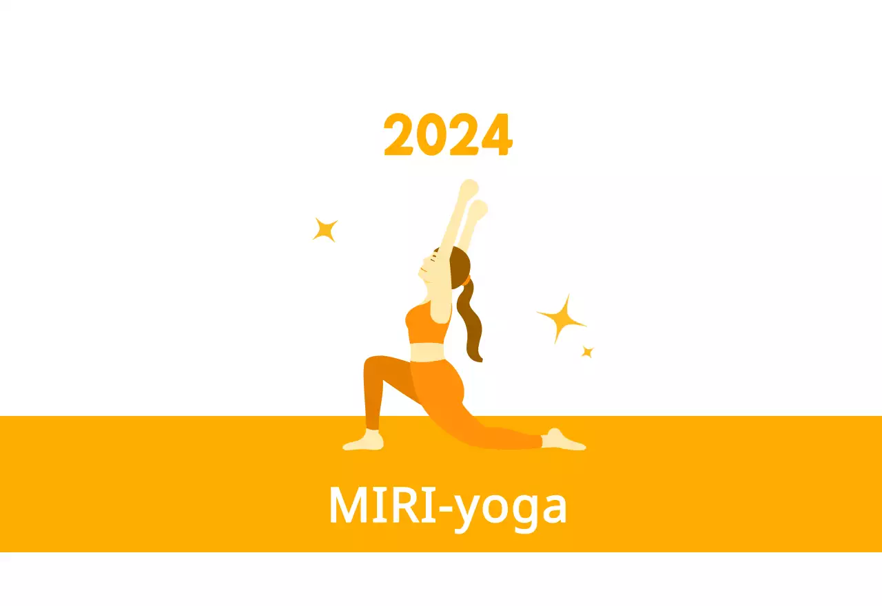 Oranje kalenders om weg te geven als je je yogastudio promoot