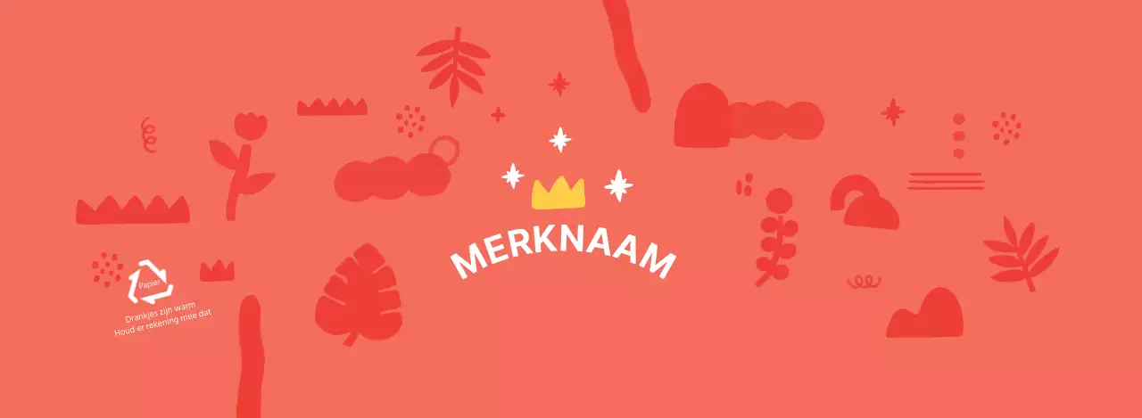 Rood Schattige Illustratie Vormen Patronen