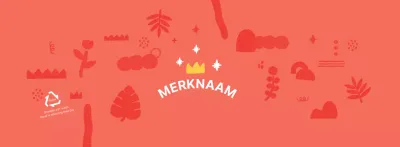 Rood Schattige Illustratie Vormen Patronen