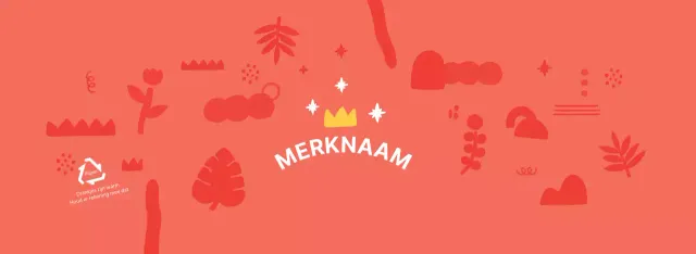 Rood Schattige Illustratie Vormen Patronen