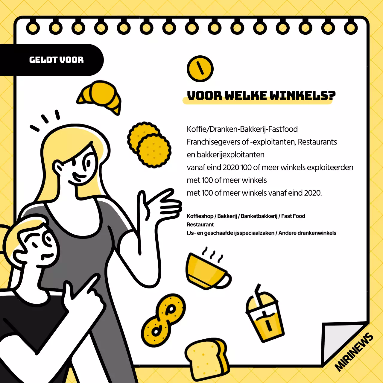 Geel en zwart illustratieconcept wegwerpbeker statiegeldsysteem