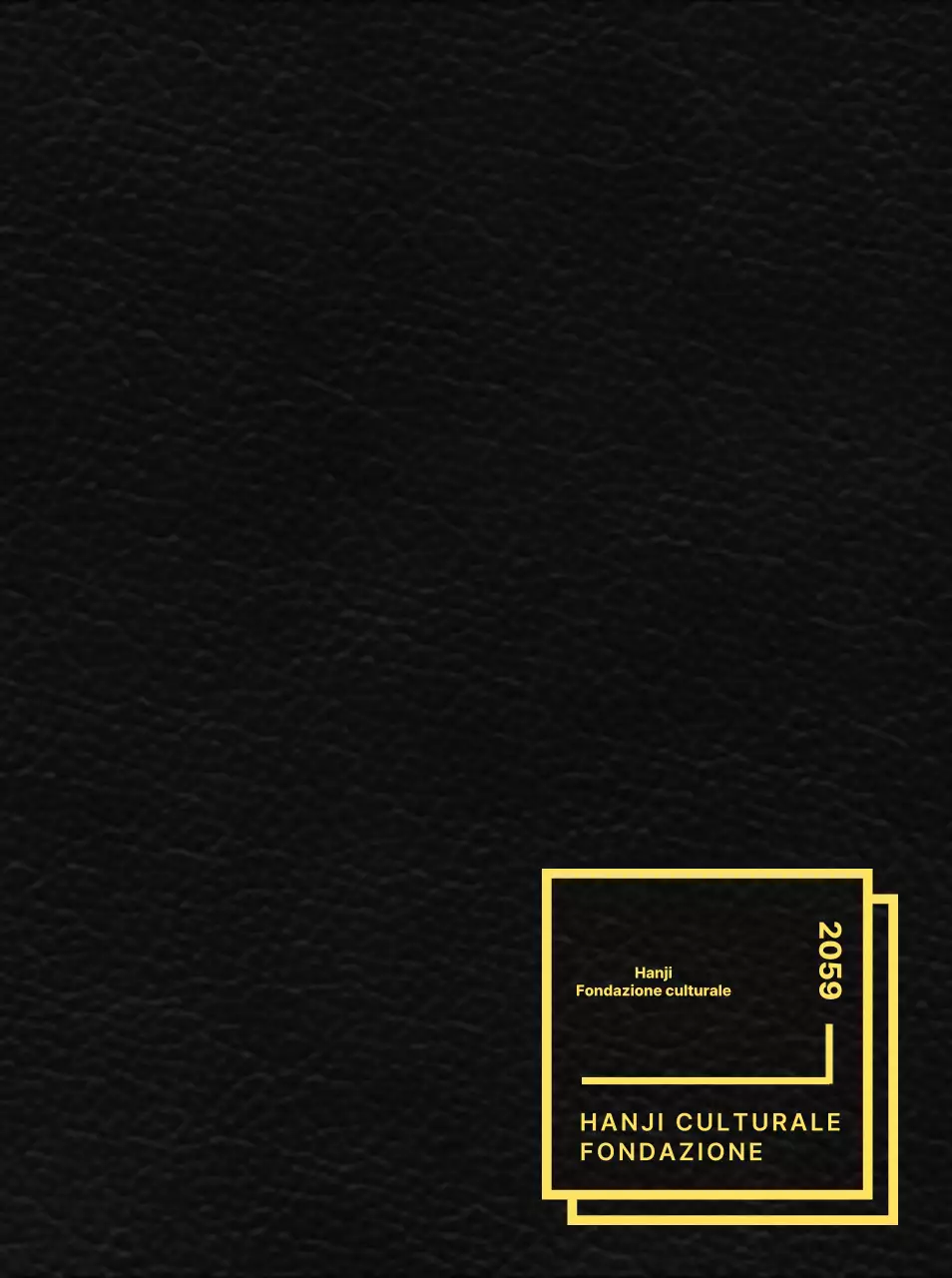 Un pezzo promozionale per la Fondazione Culturale Hanji con uno stile di impaginazione dalla forma pulita.