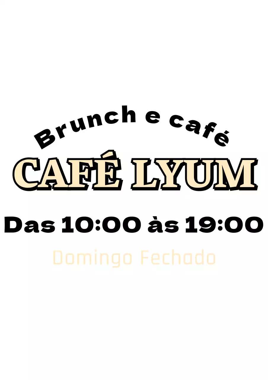 Promova o seu café de letras de inspiração vintage