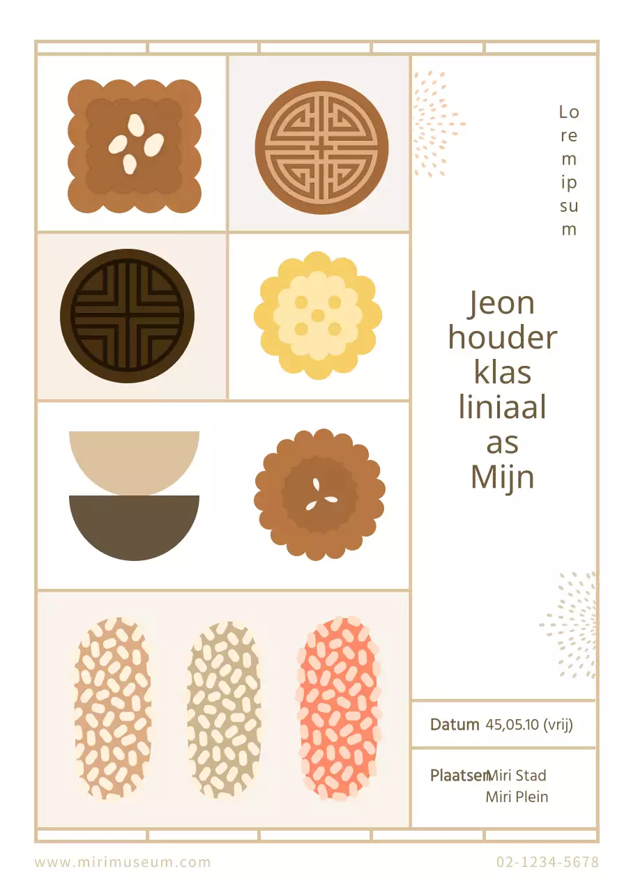 Wit Koreaans snoepgoed Geïllustreerd Traditioneel Suikerwerk Festival