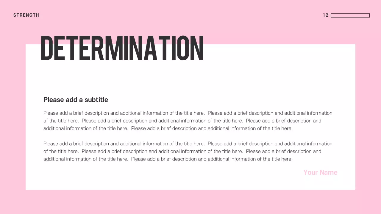 Pink Minimal Guide Presentation