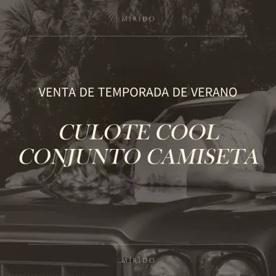 Un concepto sencillo de venta en marrón y amarillo claro