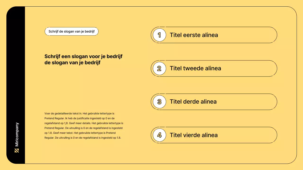 Zakelijke illustratie met eenvoudige lijnen en gele kleur