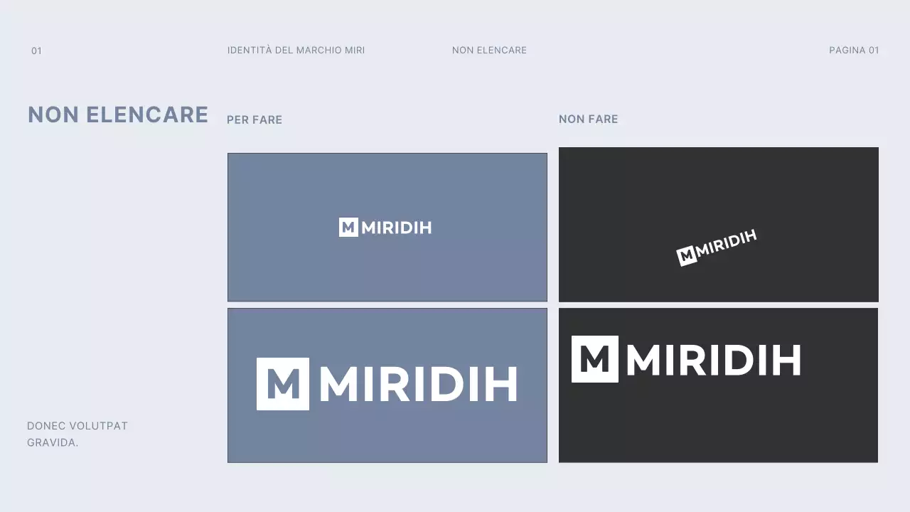 grigio scuro blu chiaro gridconcept semplice linea guida del marchio