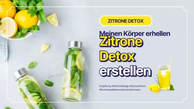 Machen Sie eine Zitrone Detox Sommer-Diät Detox Real Bewertungen