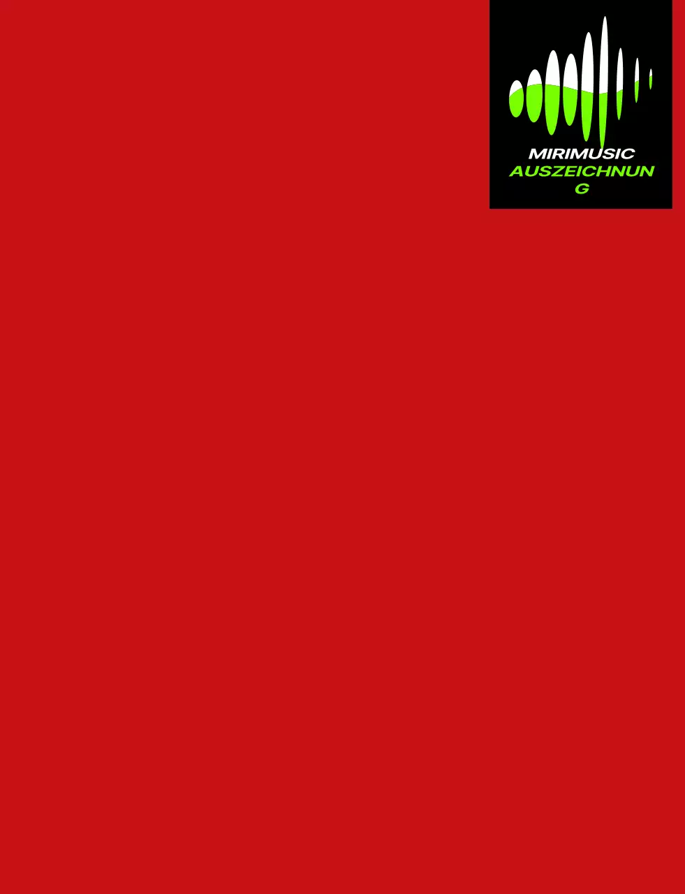 Music Awards Concert Staff Weste mit schwarz weiß fluoreszierendem grünem Symbol Logo