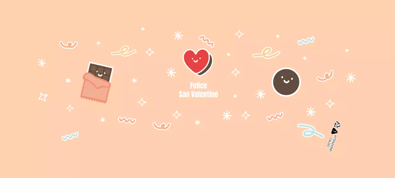 Tazze di carta al cioccolato rosa di San Valentino