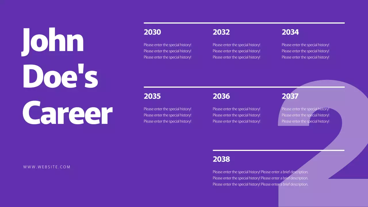 Purple Modern Election Promotion Presentation