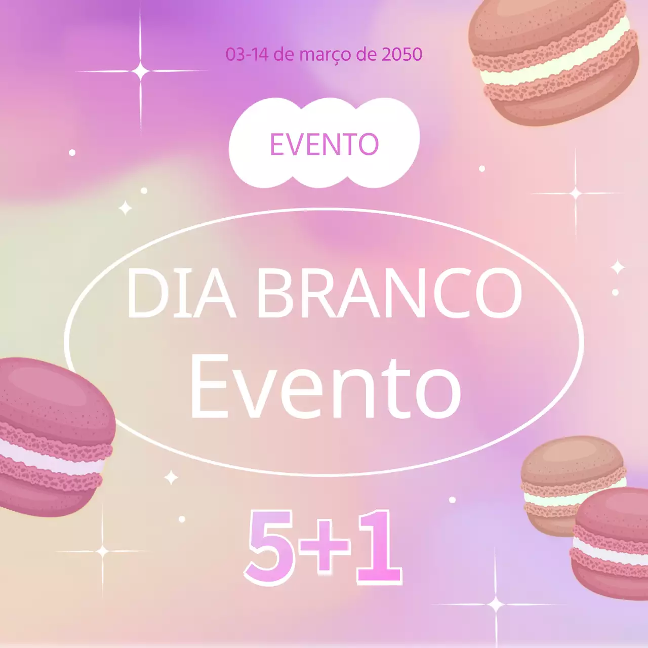 Evento Pink Macaron