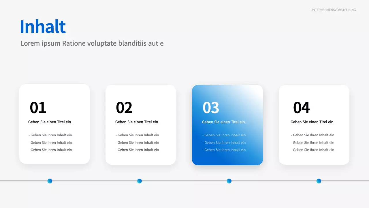Geschäftspräsentationen in Bewegung