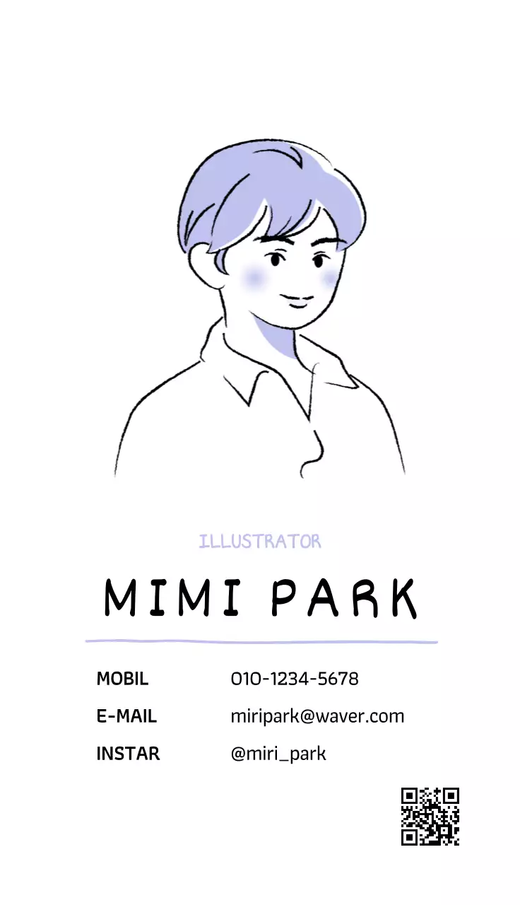 Illustratorin mit rosafarbenen und violetten pastellfarbenen Porträtillustrationen von Menschen und Unternehmen