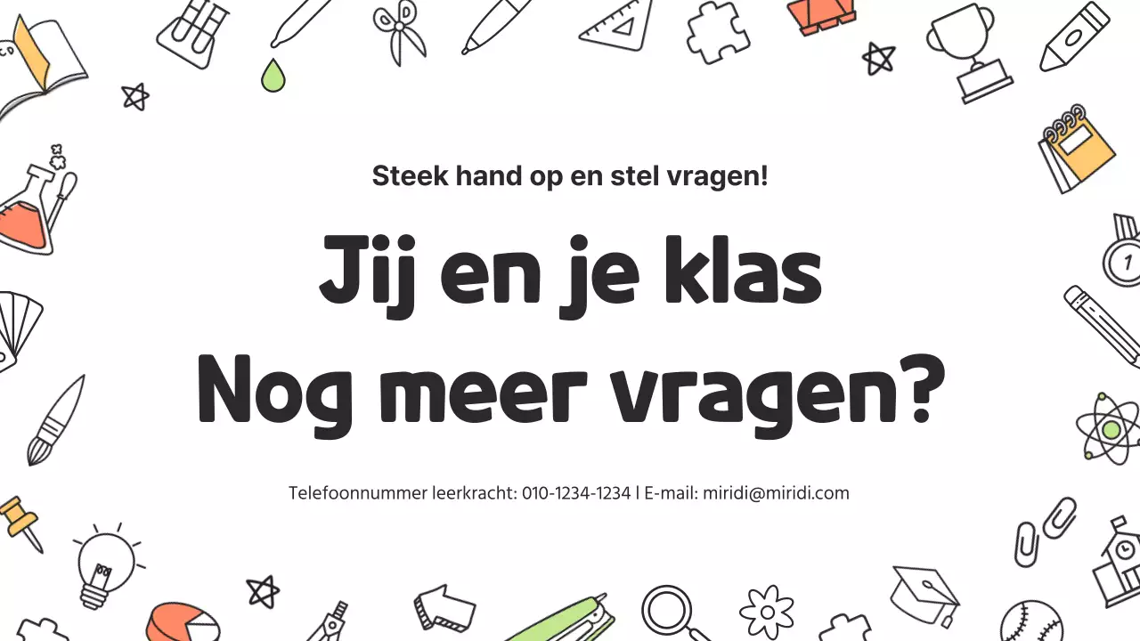 Een schattig cv voor basisschoolleraren in wit en geel