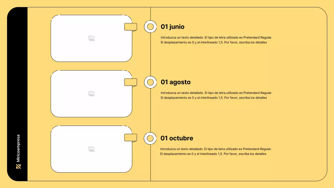 Ilustración empresarial de líneas sencillas y color amarillo