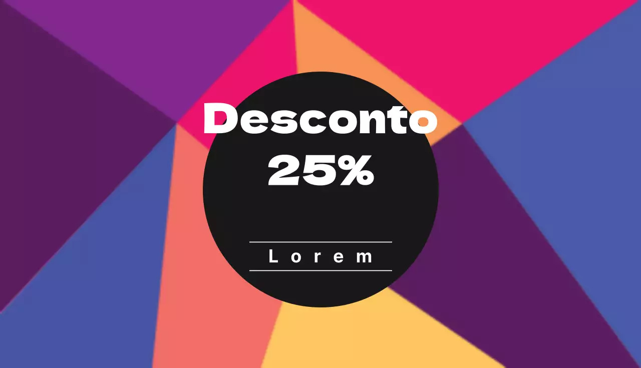 25% de desconto