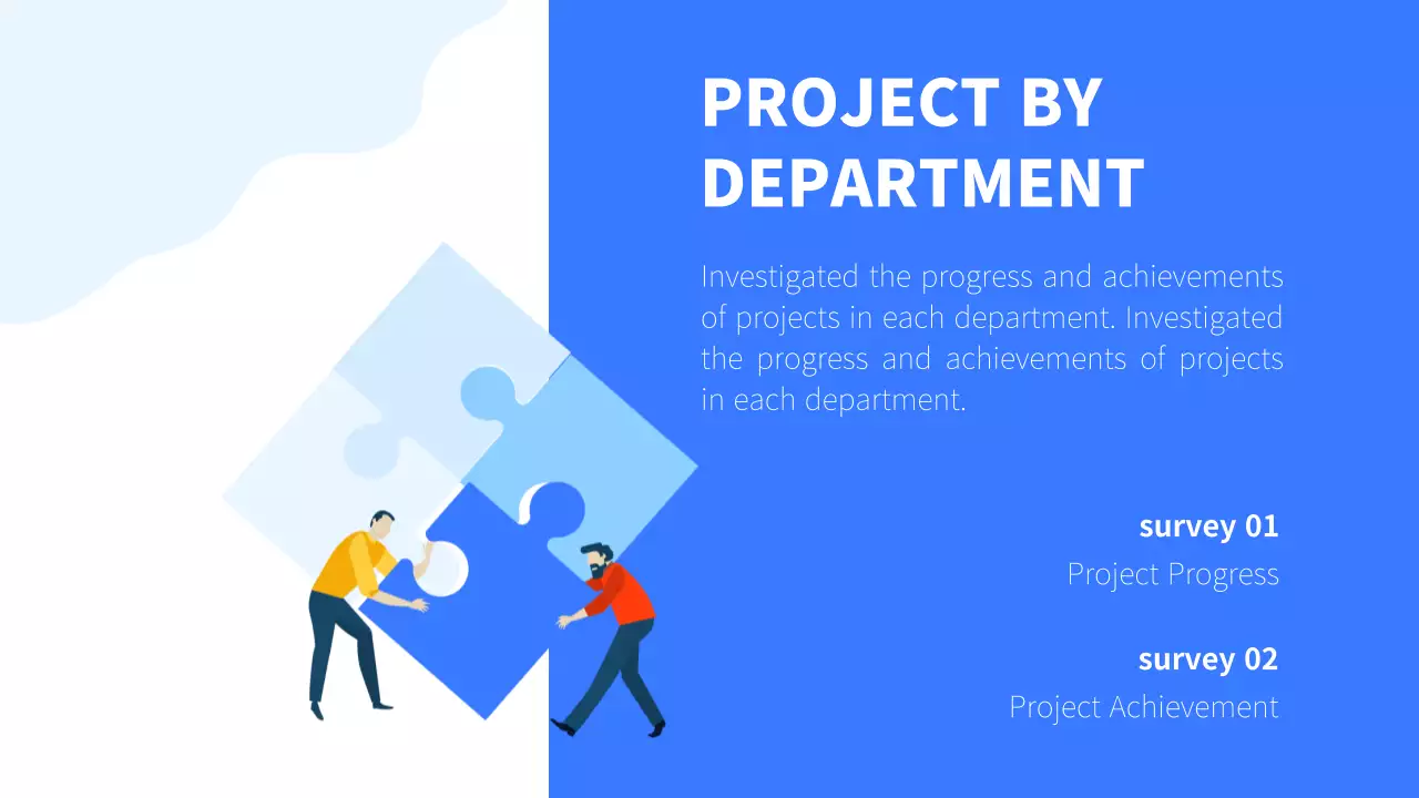 Blue Modern Business Report Presentation