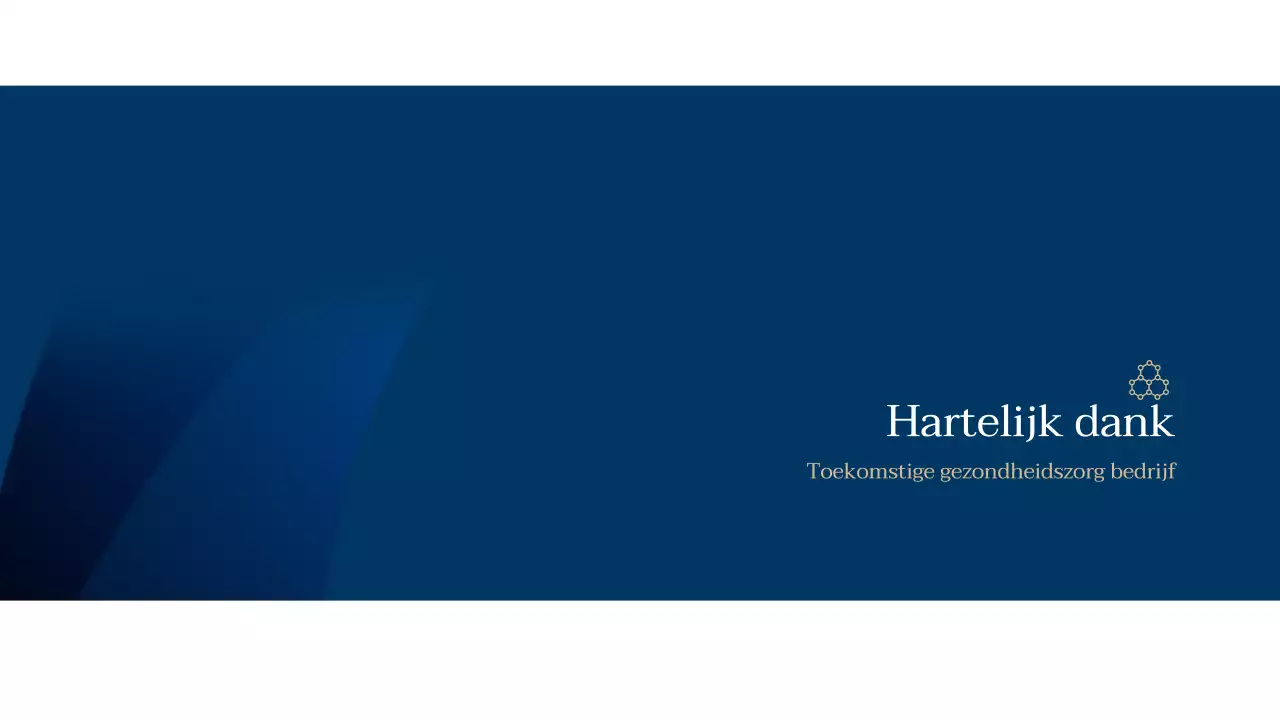 Blauw en bruin lab bedrijfsthema (presentatie)