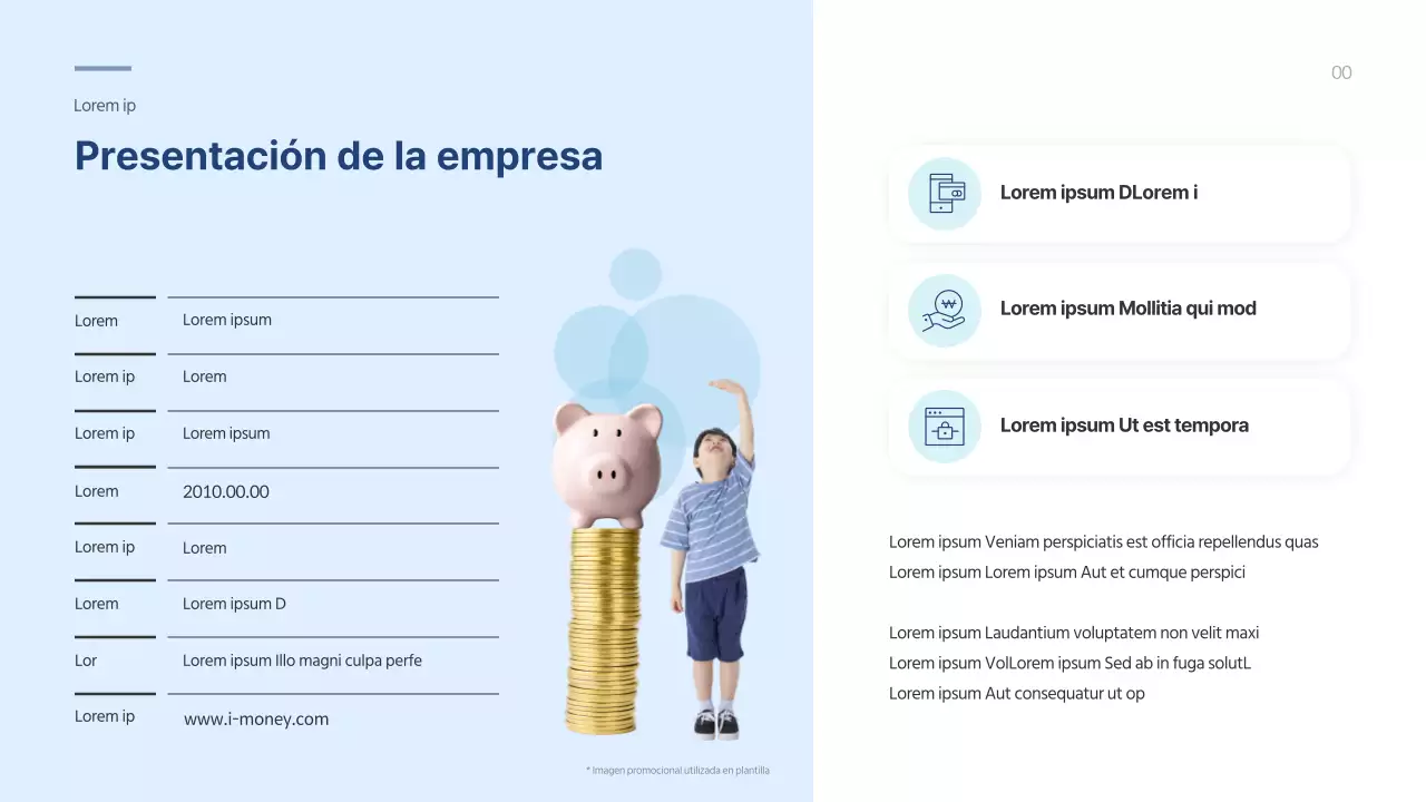 Propuesta de inversión en servicios de aplicaciones financieras