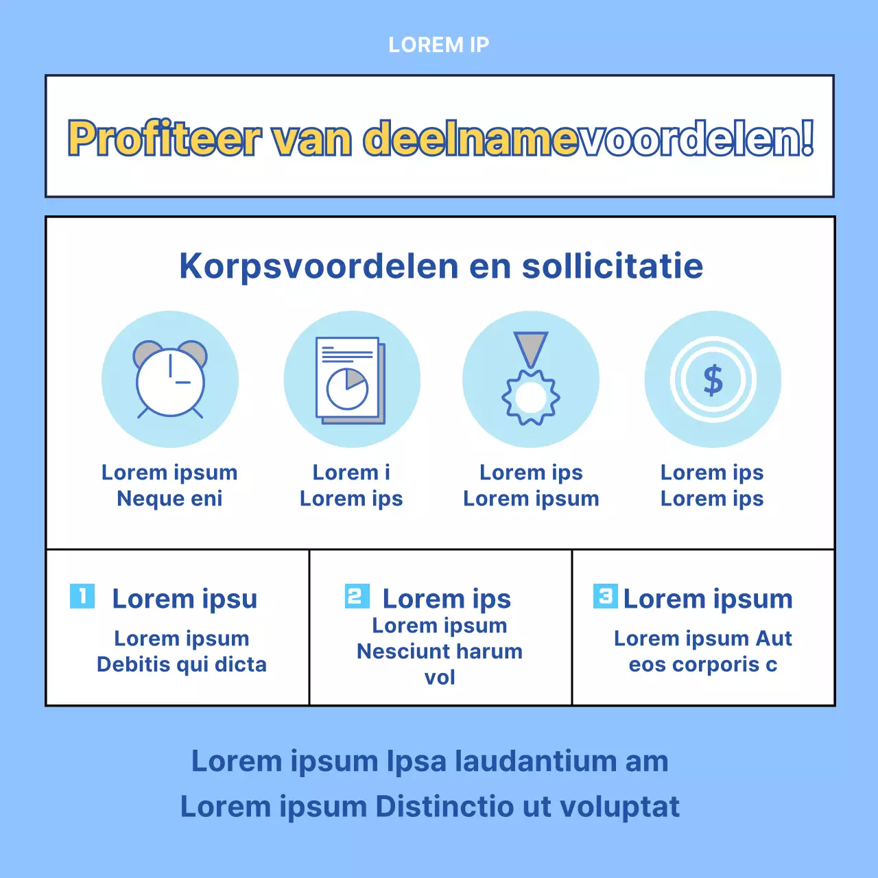 Lichtblauw en geel modern jongerencentrum mentorschap werving