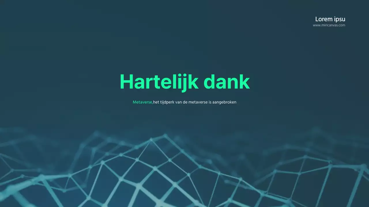 Greentone Metaverse Sjabloon