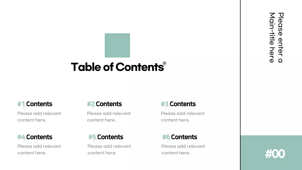 Mint Minimalist Design Course Presentation