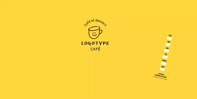 Illustration jaune dessinée à la main