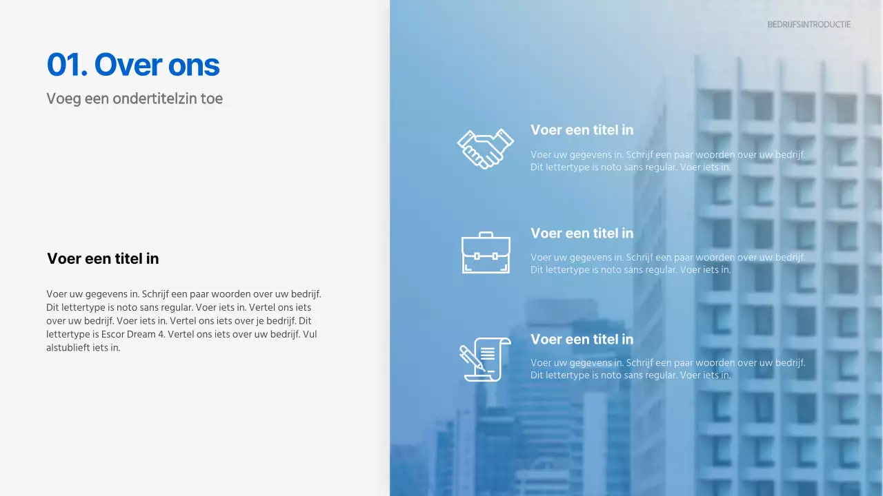 Bedrijfspresentaties in beweging