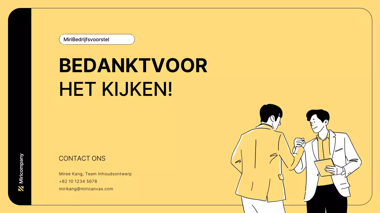 Zakelijke illustratie met eenvoudige lijnen en gele kleur