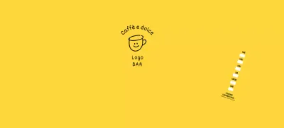 Illustrazione gialla disegnata a mano