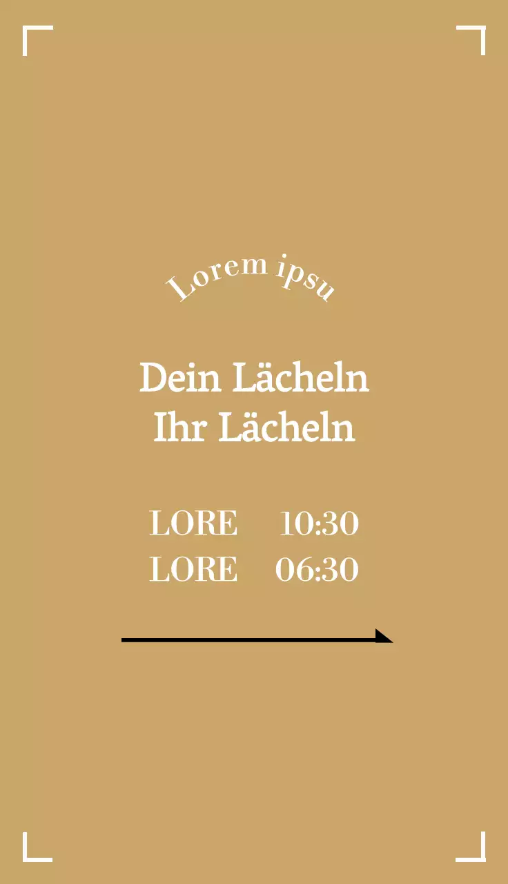Werbung für ein Fotostudio mit Schwarz-Weiß-Fotorahmen