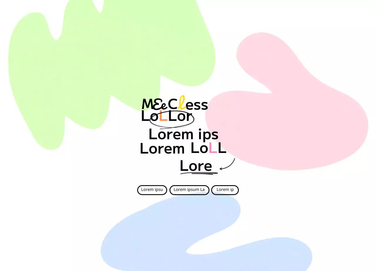 Une classe de conseil sur le campus avec un concept typographique coloré